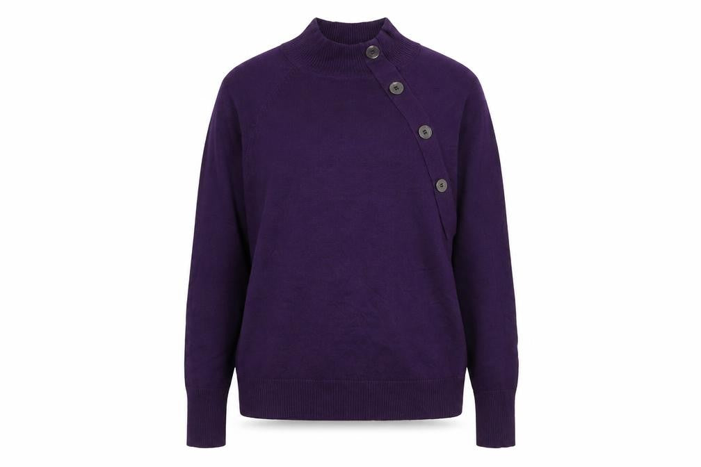 M&Co Womens Purple   Pullover Jumper Size 12