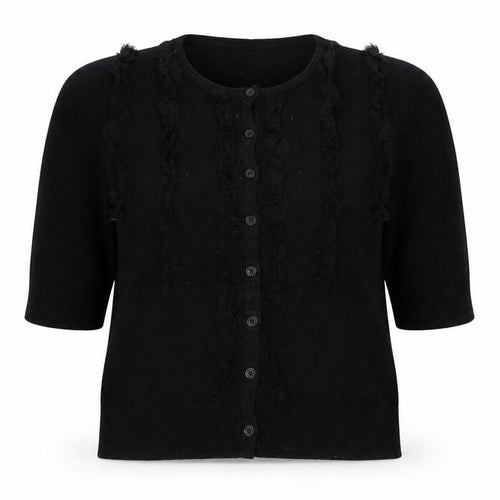 mandolin Womens Black   Cardigan Jumper Size 16