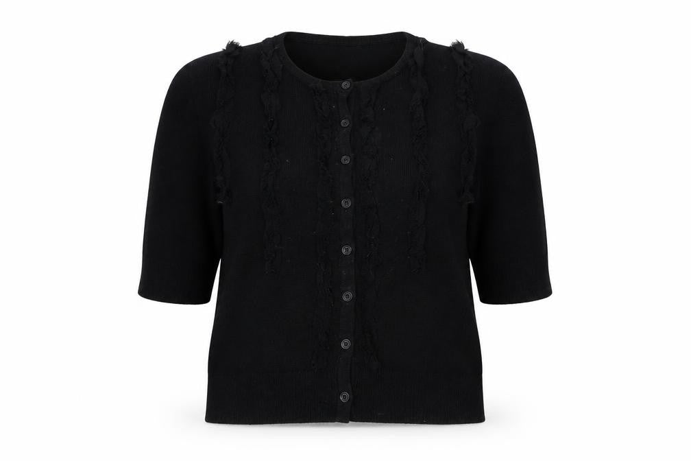 mandolin Womens Black   Cardigan Jumper Size 16