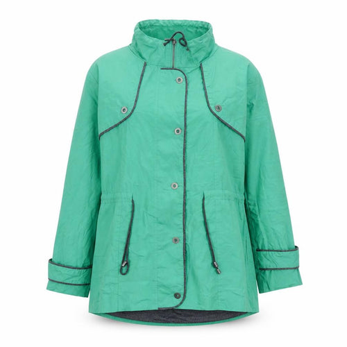 Newport Womens Green Paisley  Jacket Coat Size 12