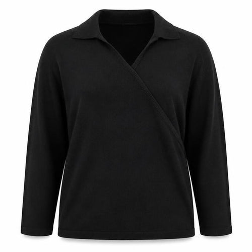 M&Co Womens Black   Pullover Jumper Size L