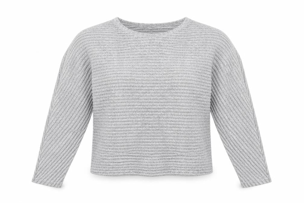 Front view of Primark women’s grey jumper, size XS