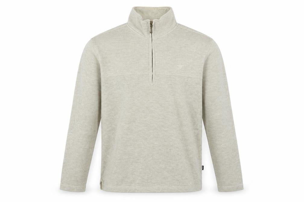 Front view of Maine New England men’s beige jumper, size S