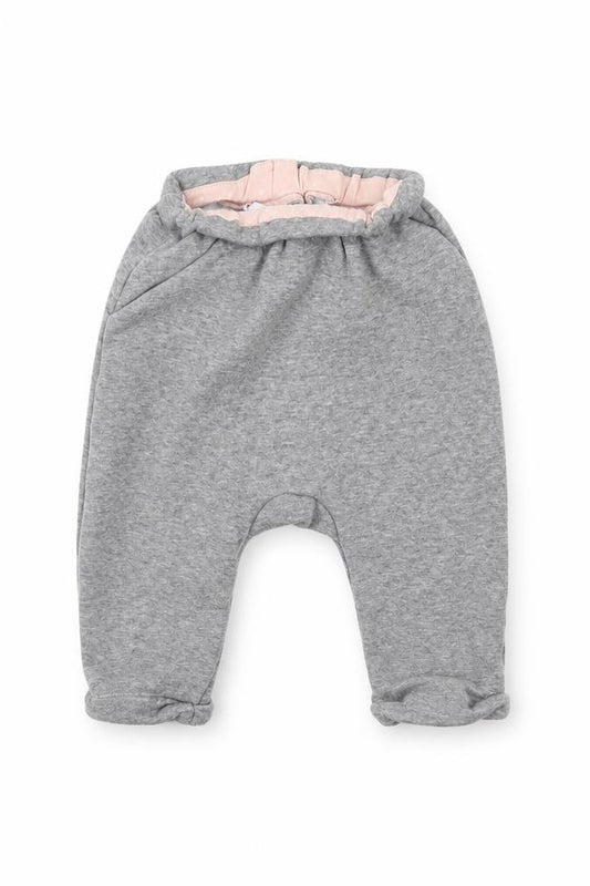 Front view of Preworn Baby Grey Jogger Trousers, size 18, Months