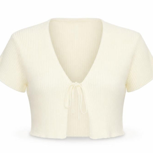 Nasty Gal Womens White  Knit Cardigan Jumper Size 10