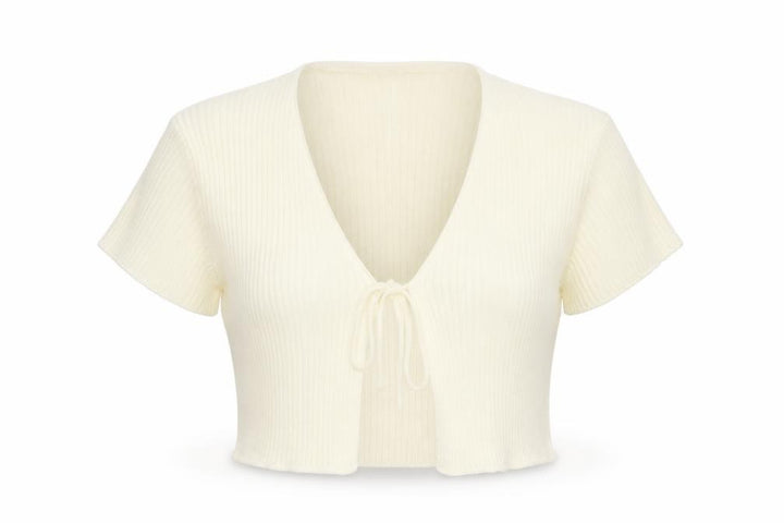 Nasty Gal Womens White Knit Cardigan Jumper Size 10