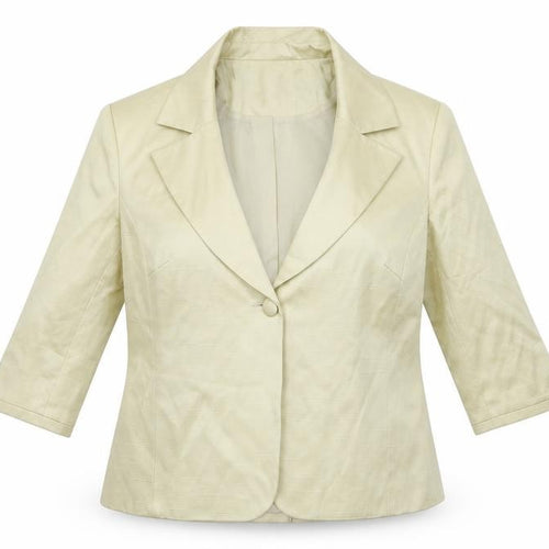 Monsoon Womens Gold   Biker Coat Size 14