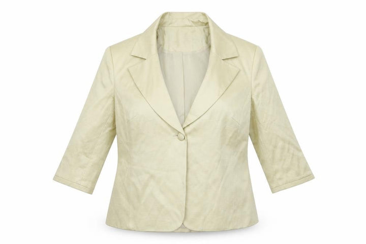 Monsoon Womens Gold Biker Coat Size 14