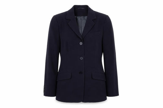 Front view of Next women’s blue jacket blazer, size UK 10