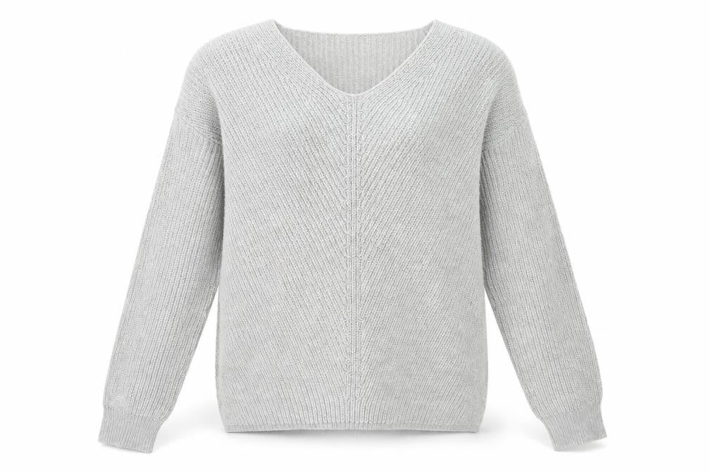 Avenue Womens Grey  Knit  Jumper Size 12