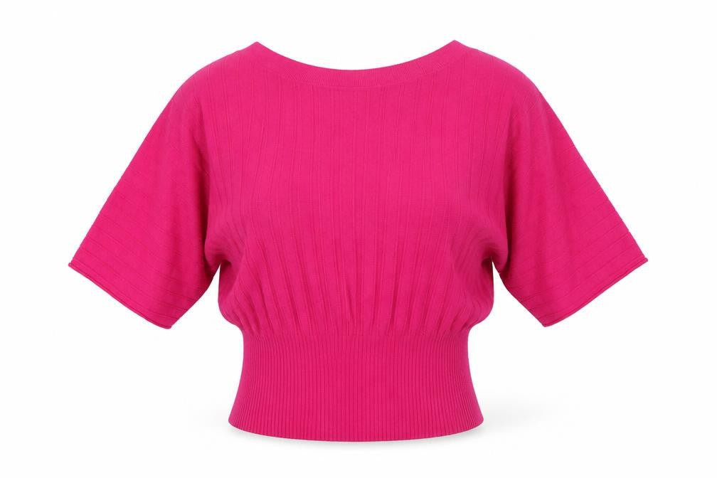 Front view of Luisa Conti women’s pink jumper, size S
