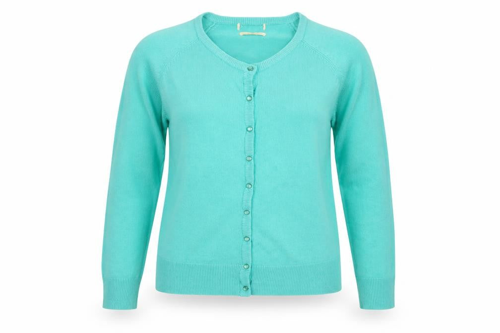 Sarah Hamilton Womens Green  Knit Cardigan Jumper Size S