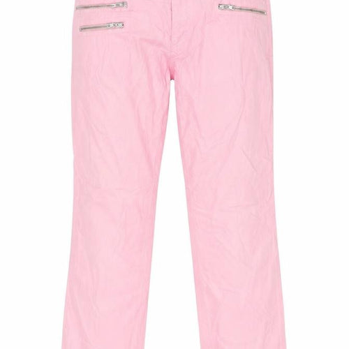 Preworn Womens Pink   Trousers  Size 10 L28 in