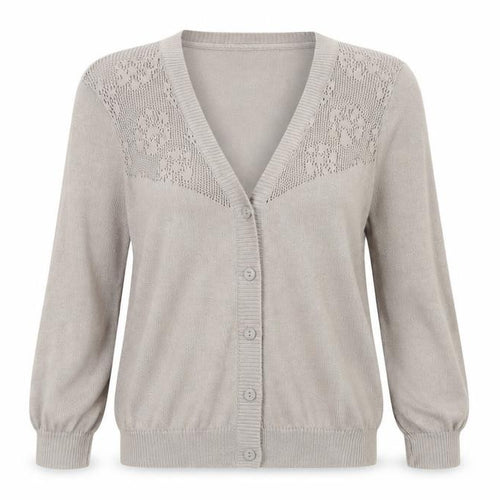 George Womens Beige  Knit Cardigan Jumper Size 14