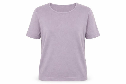 Front view of Papaya women’s purple knit jumper, size UK 18