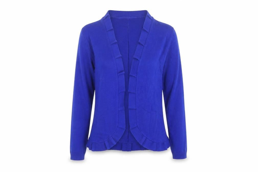 Verve Ami Womens Blue  Knit Cardigan Jumper Size S
