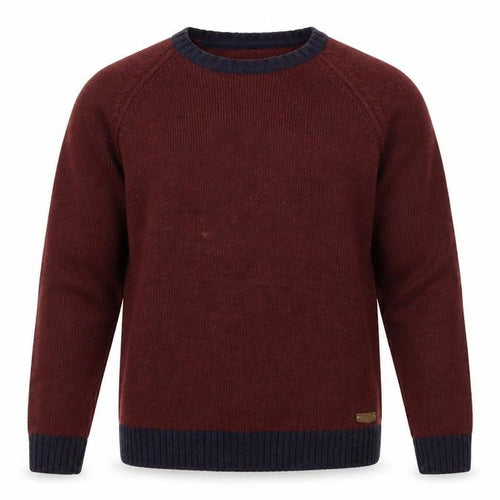BURTONS Mens Red   Henley Jumper Size XL