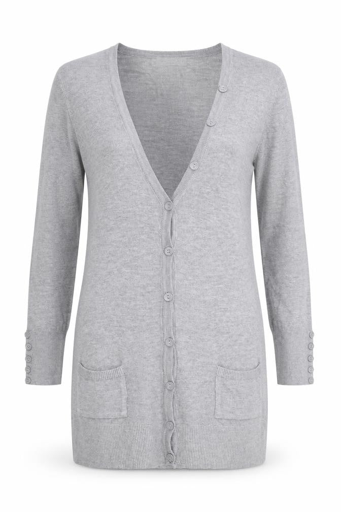 Marks and Spencer Womens Grey   Cardigan Jumper Size 10