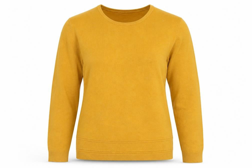 Vida Vi Womens Yellow   Pullover Jumper Size L