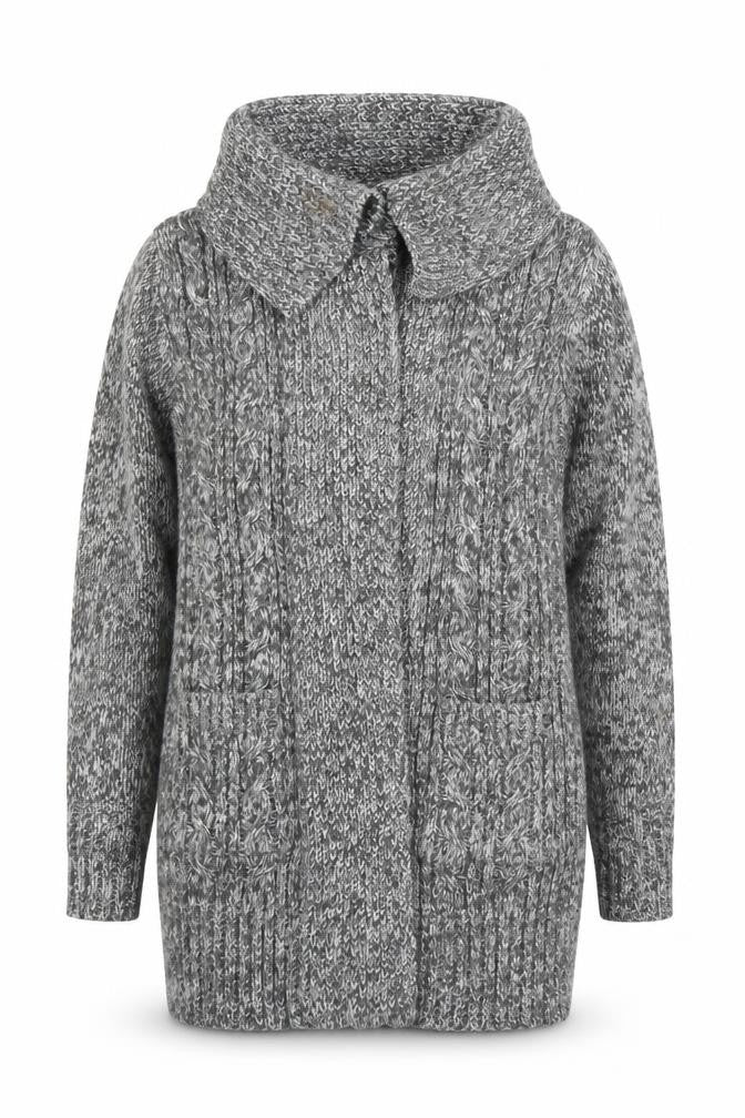 F&F Womens Grey   Cardigan Jumper Size 10