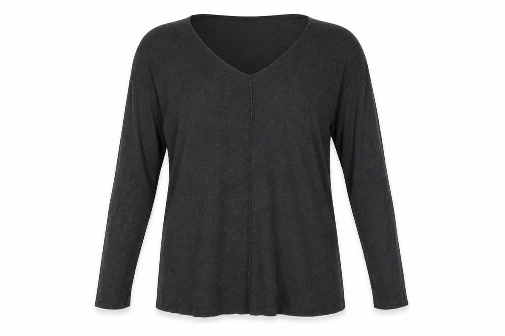 Topshop Womens Grey   Basic T-Shirt Size 8