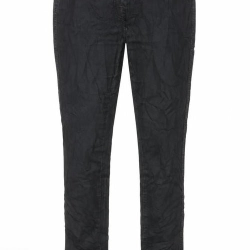 NEXT Womens Black  Denim Skinny Jeans Size 8 L27 in
