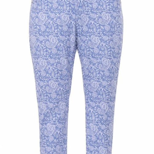 Lottie Womens Blue Floral Denim Skinny Jeans Size 12 L27 in