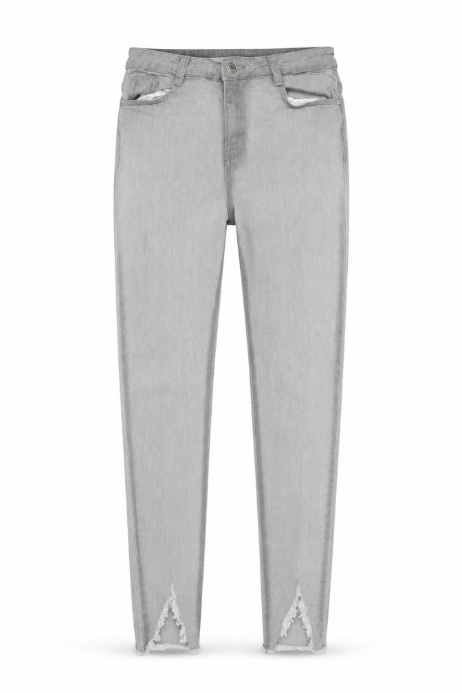 Missguided Womens Grey  Denim Skinny Jeans Size 8 L25 in