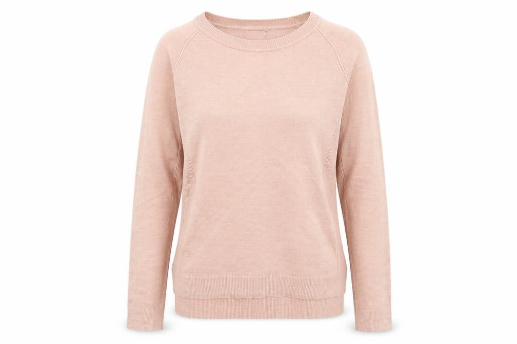 Front view of Primark women’s orange jumper, size S