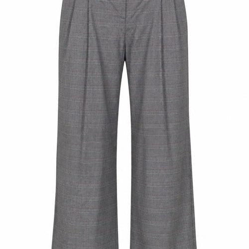 Per Una Womens Grey Check  Dress Pants Trousers Size 14 L27 in