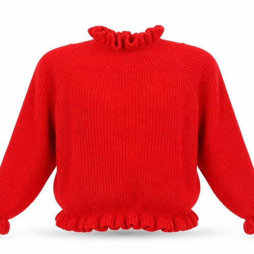Cameo Rose Womens Red  Knit Henley Jumper Size M