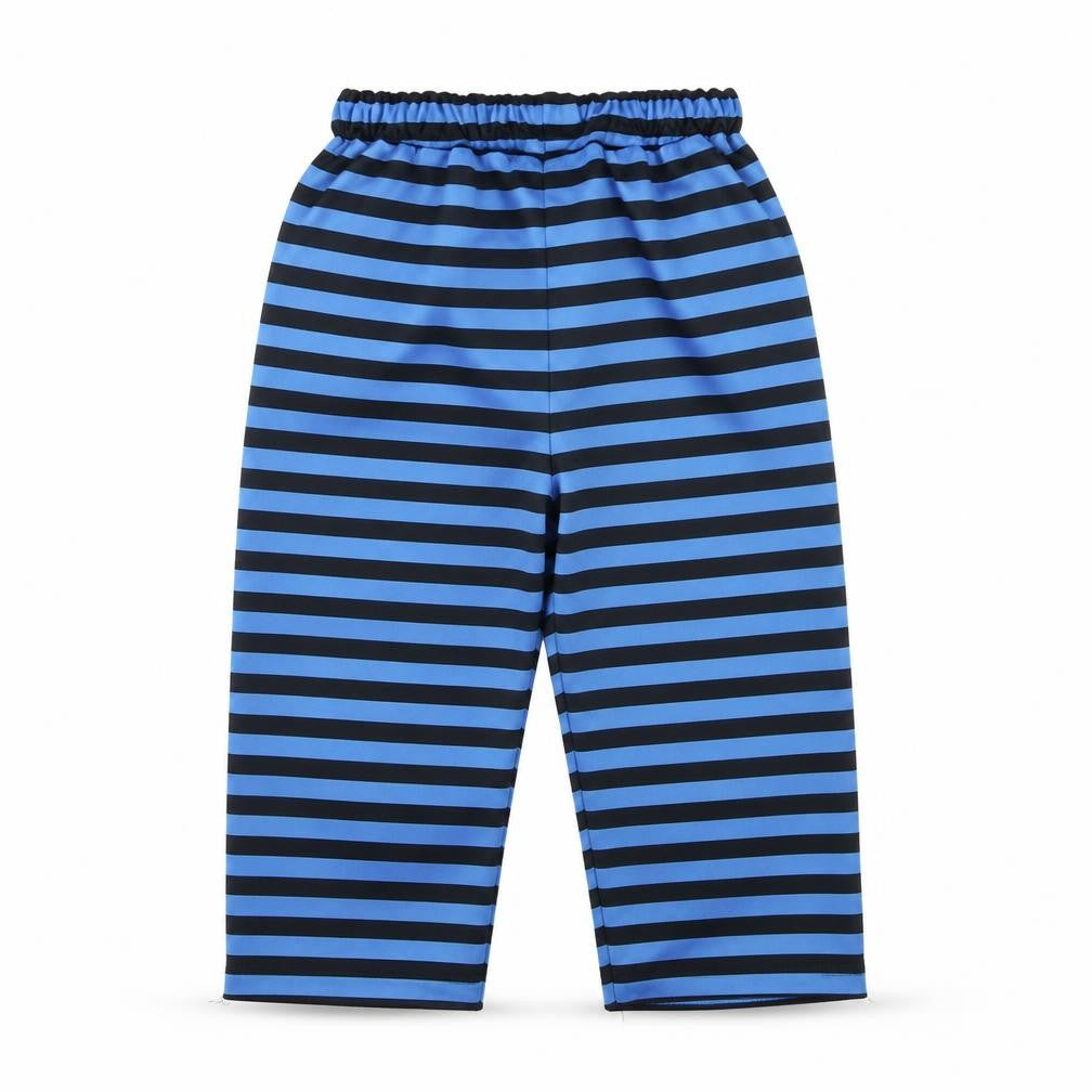 George Boys Blue Striped  Jogger Trousers Size 2 Years