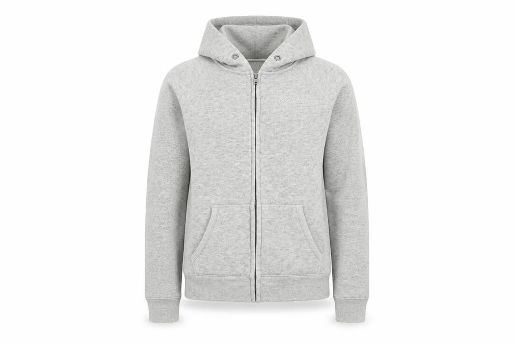 Jack Wills Womens Grey   Full Zip Hoodie Size 6