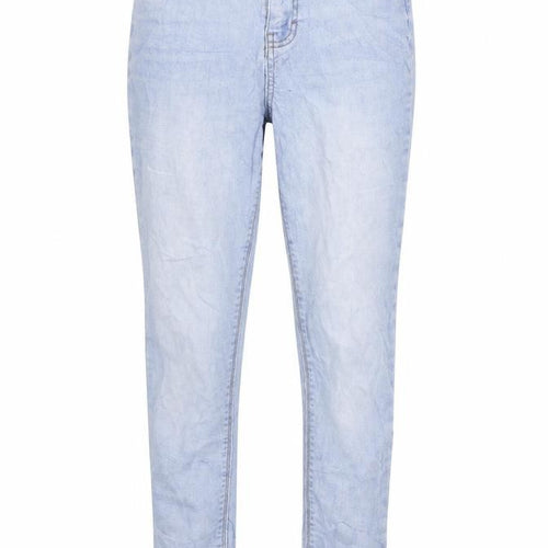 Denim Co. Womens Blue  Denim Straight Jeans Size 8 L27 in