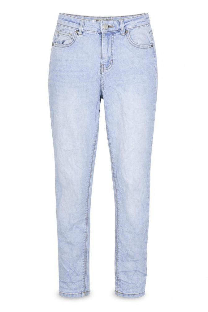Denim Co. Womens Blue  Denim Straight Jeans Size 8 L27 in