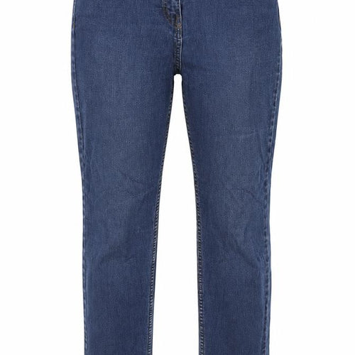 Collection Womens Blue  Denim Straight Jeans Size 12 L25 in