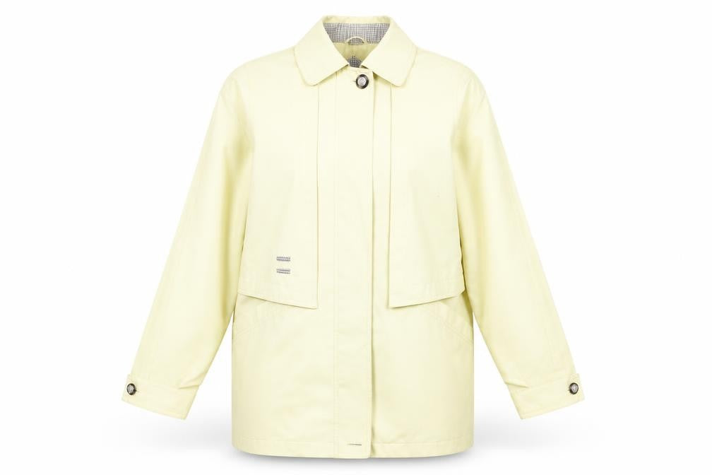 Berkertex Womens Yellow   Jacket Coat Size 10