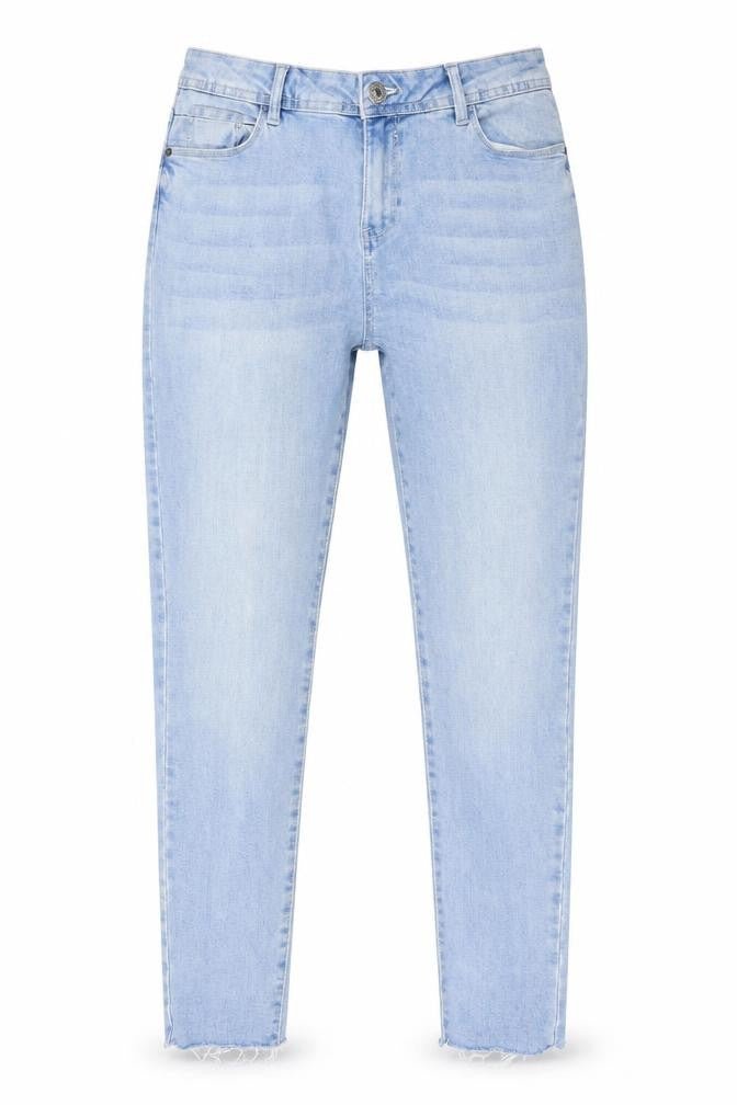 George Womens Blue  Denim Straight Jeans Size 6 L30 in