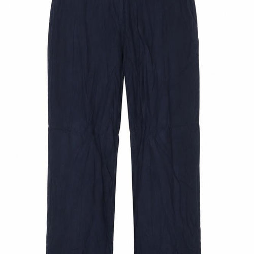 Papaya Womens Blue   Trousers  Size 12 L29 in
