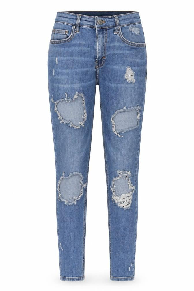 Topshop Womens Blue  Denim Skinny Jeans Size 28 in L32 in