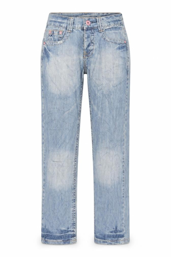 NOW ON Womens Blue  Denim Straight Jeans Size 10 L30 in