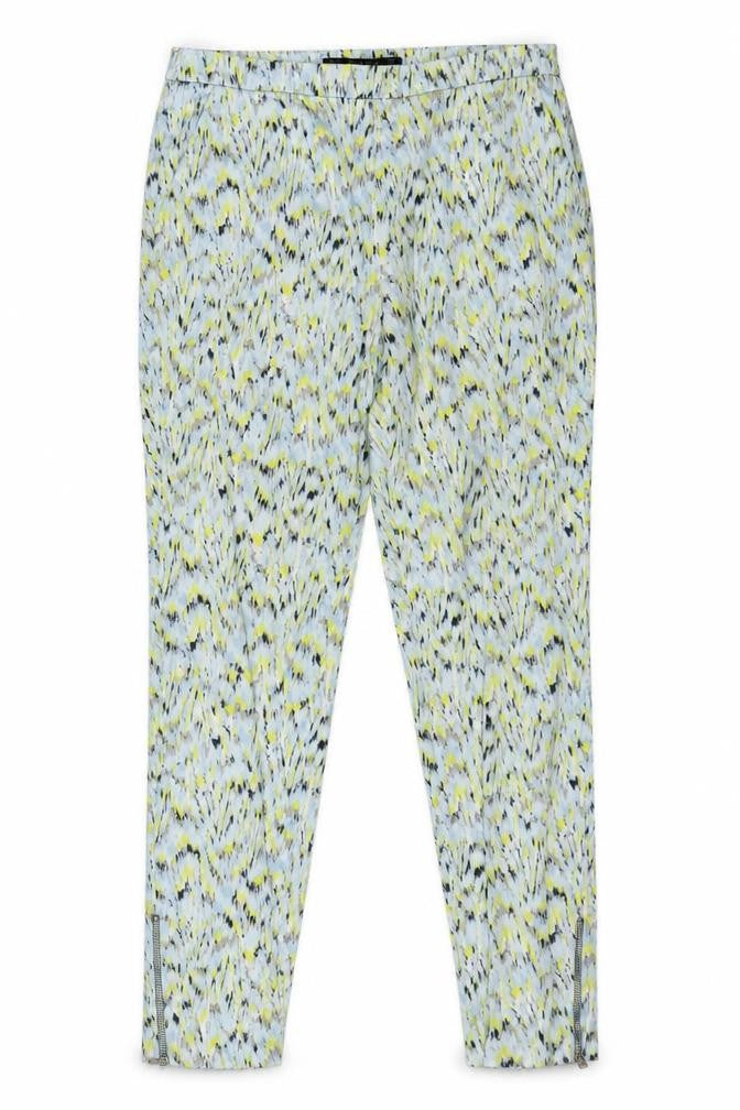 Zara Womens Multicoloured Geometric  Trousers  Size S L27 in