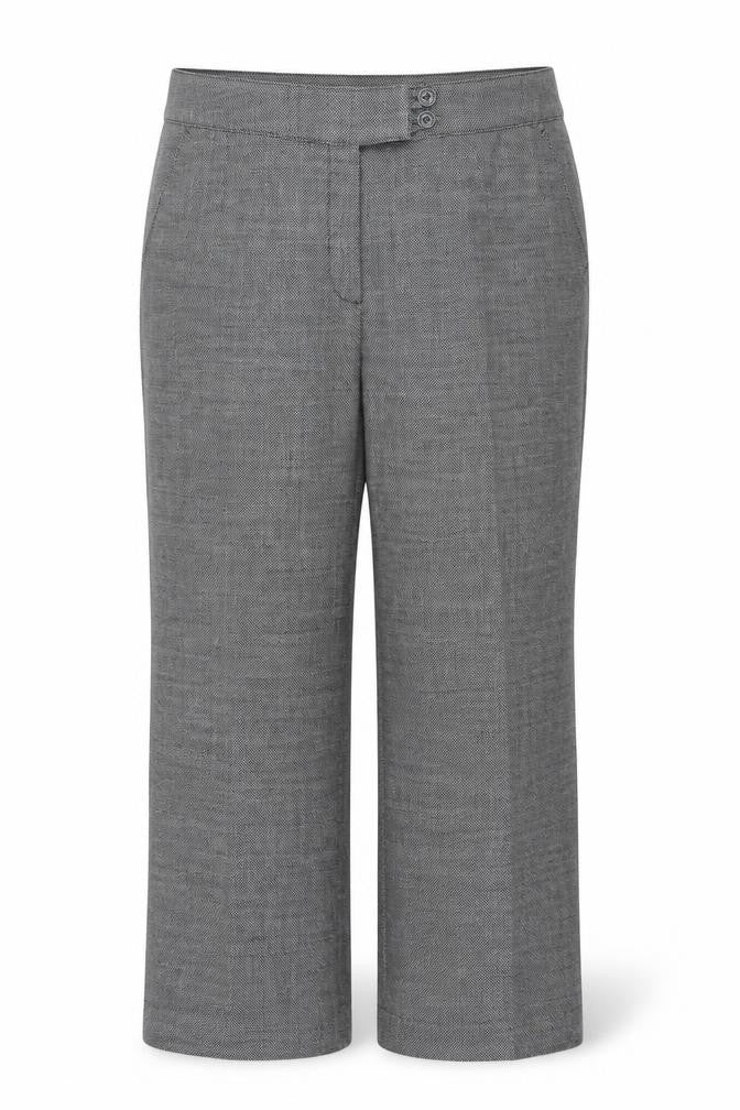 Eugen Klein Womens Grey Polka Dot  Trousers  Size 16 L27 in
