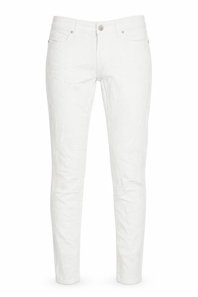 Primark Womens Ivory  Denim Skinny Jeans Size 6 L29 in