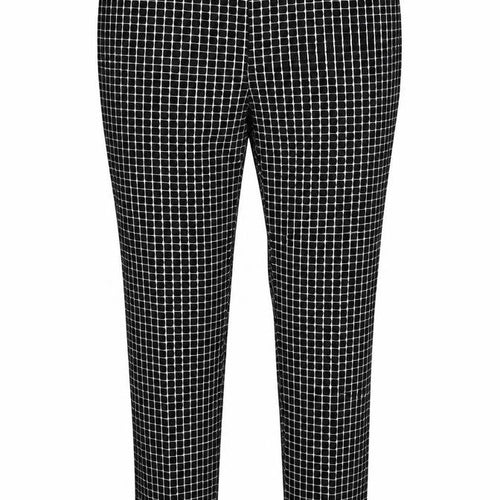 Atmosphere Womens Black Check  Trousers  Size 12 L27 in
