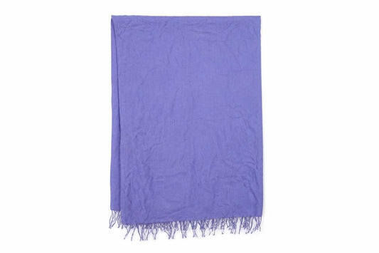 Front view of Preworn women’s purple shawl/wrap