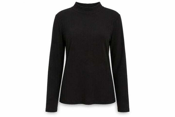 Nutmeg Womens Black Basic Blouse Size 10