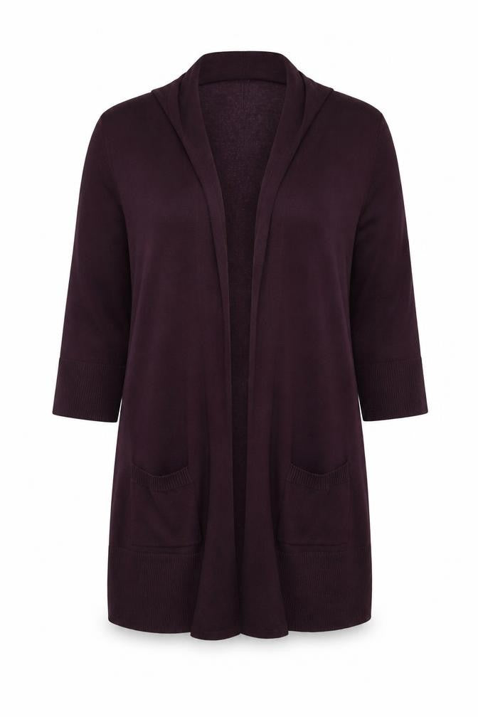Marks and Spencer Womens Purple   Cardigan Jumper Size 14