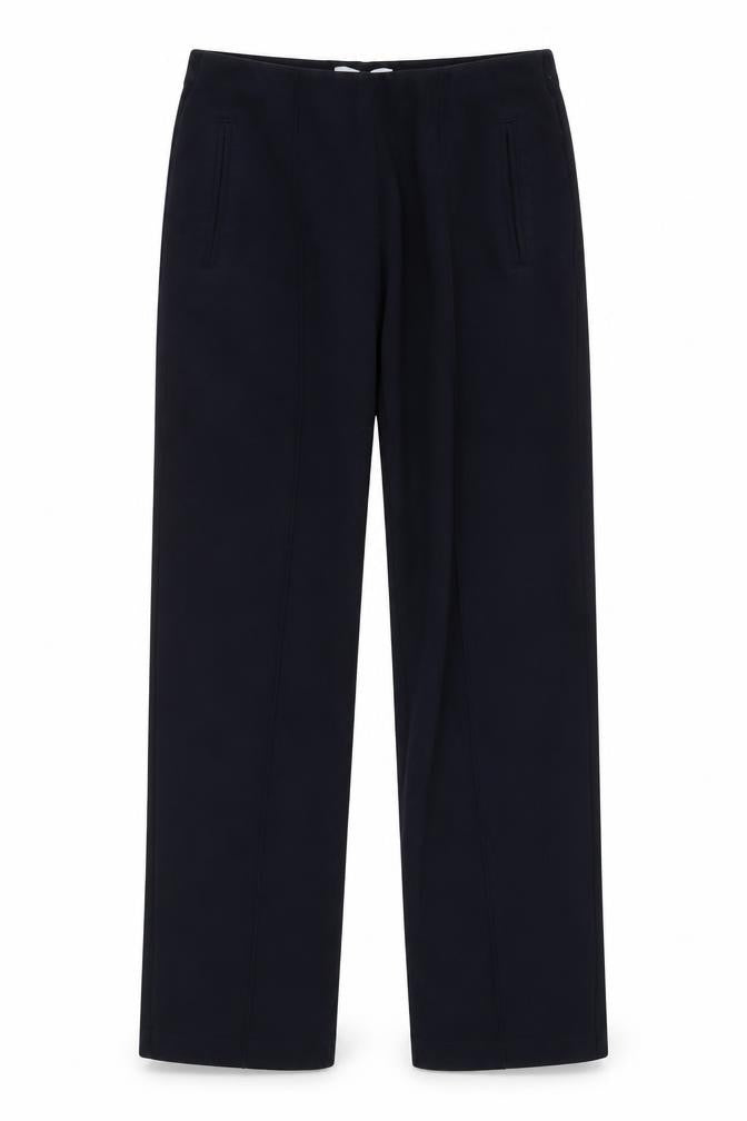 Front view of Classics women’s blue trousers, size UK 10