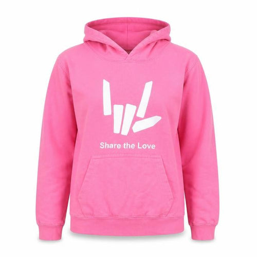Preworn Womens Pink   Pullover Hoodie Size 8  - share the love